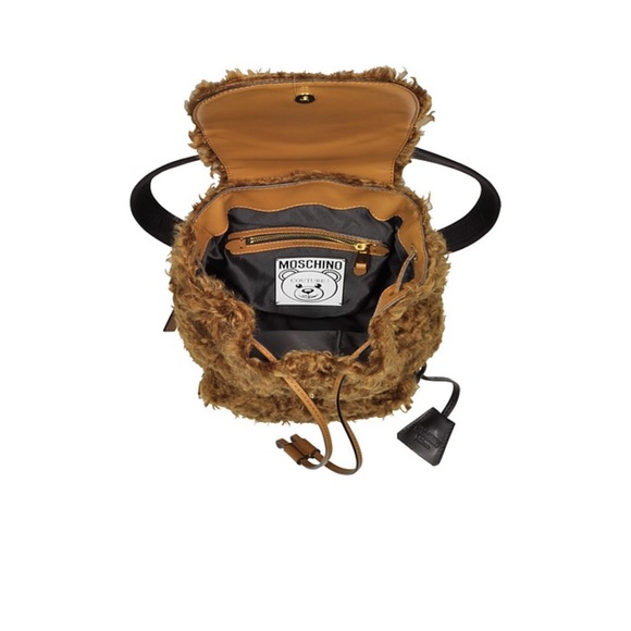 MOSCHINO-Teddy Bear Fleece Backpack - Picture 5 of 5